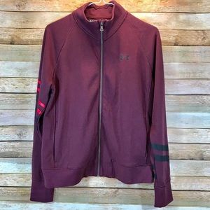 Under Armour Size M Warm Up Jacket Zip Up